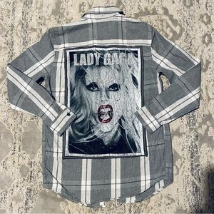 Lady Gaga Flannel